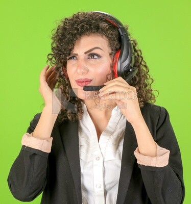 A woman wearing casual clothes