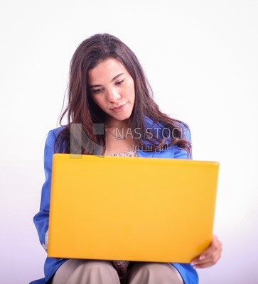 A woman wearing casual clothes