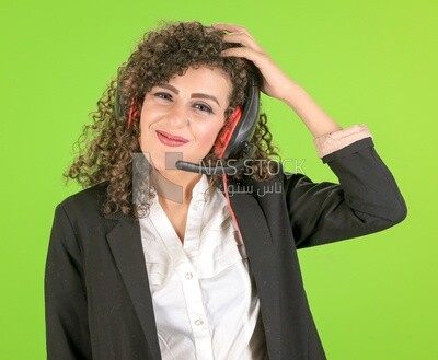 A woman wearing casual clothes