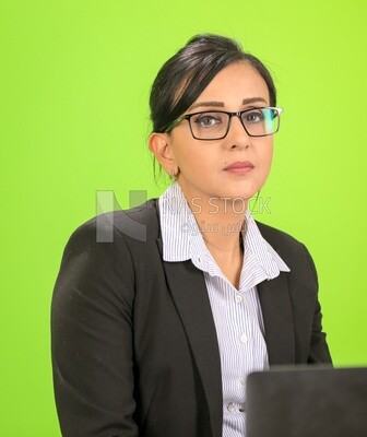 A woman wearing casual clothes