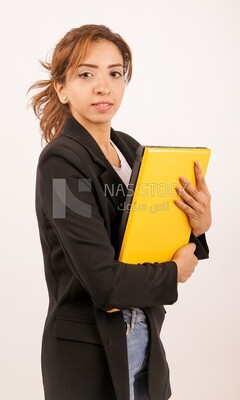 A woman wearing casual clothes