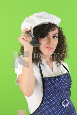 A chef woman