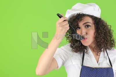 A chef woman