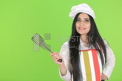 A chef woman