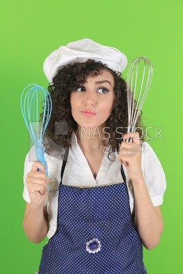 A chef woman