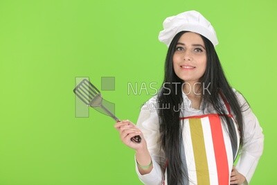 A chef woman