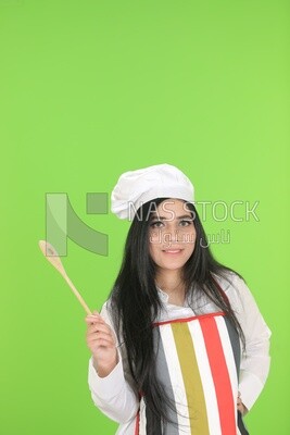 A chef woman