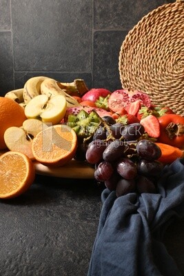 Plate of fruits