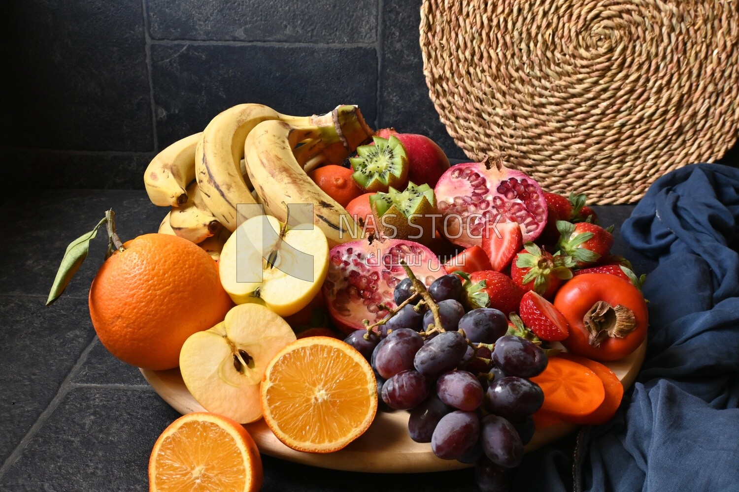 Plate of fruits