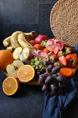 Plate of fruits
