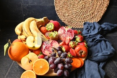 Plate of fruits