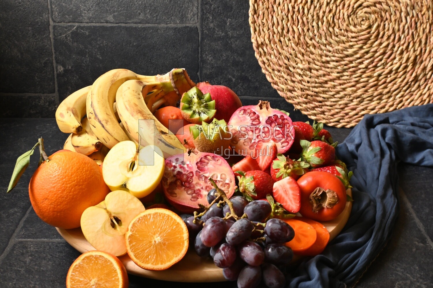 Plate of fruits