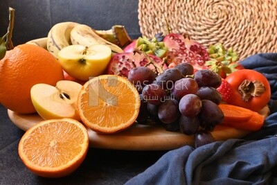 Plate of fruits