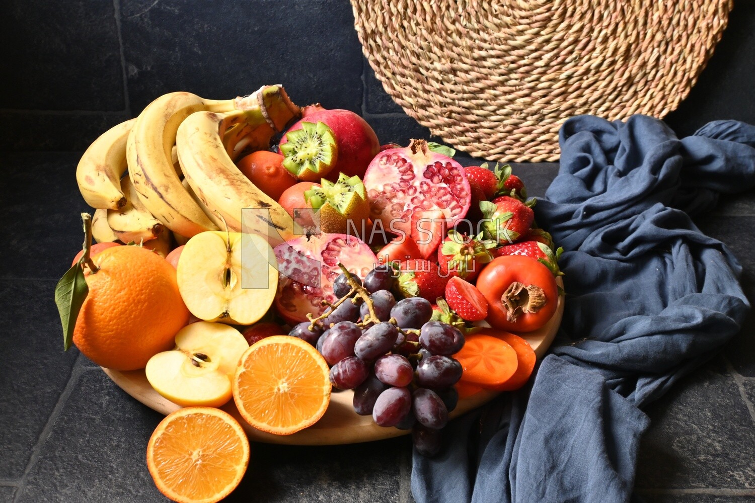 Plate of fruits