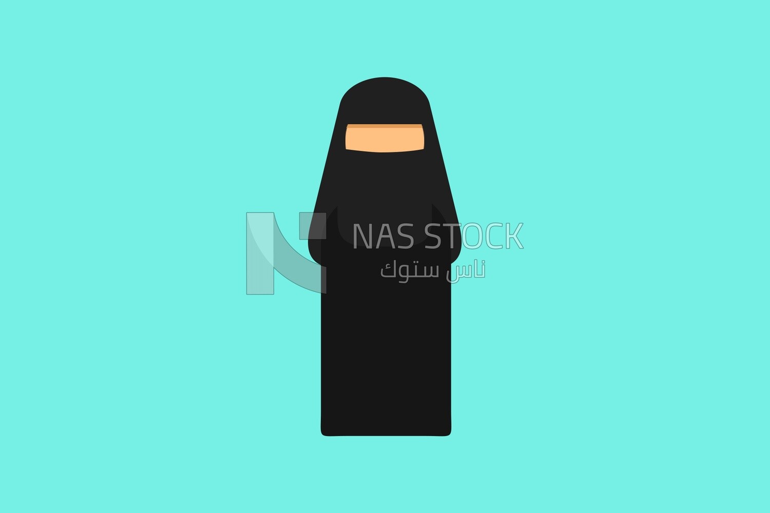 Veiled woman