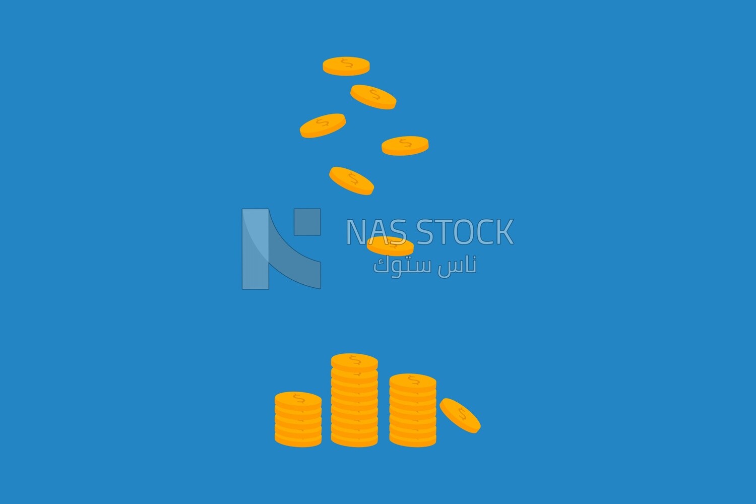 Golden coins