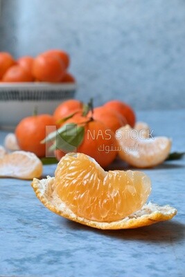 Peeled tangerine​