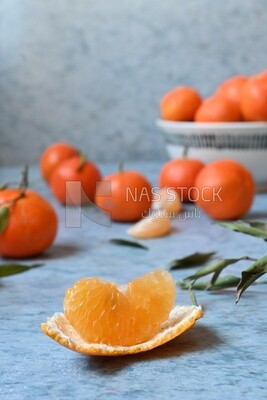 Peeled tangerine