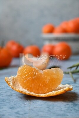 Peeled tangerine​