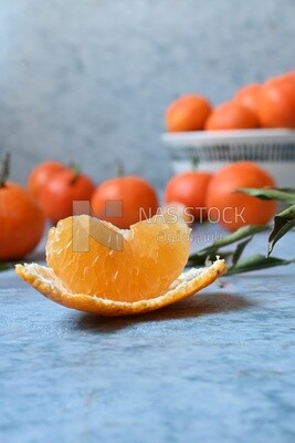 Peeled tangerine​