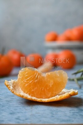 Peeled tangerine
