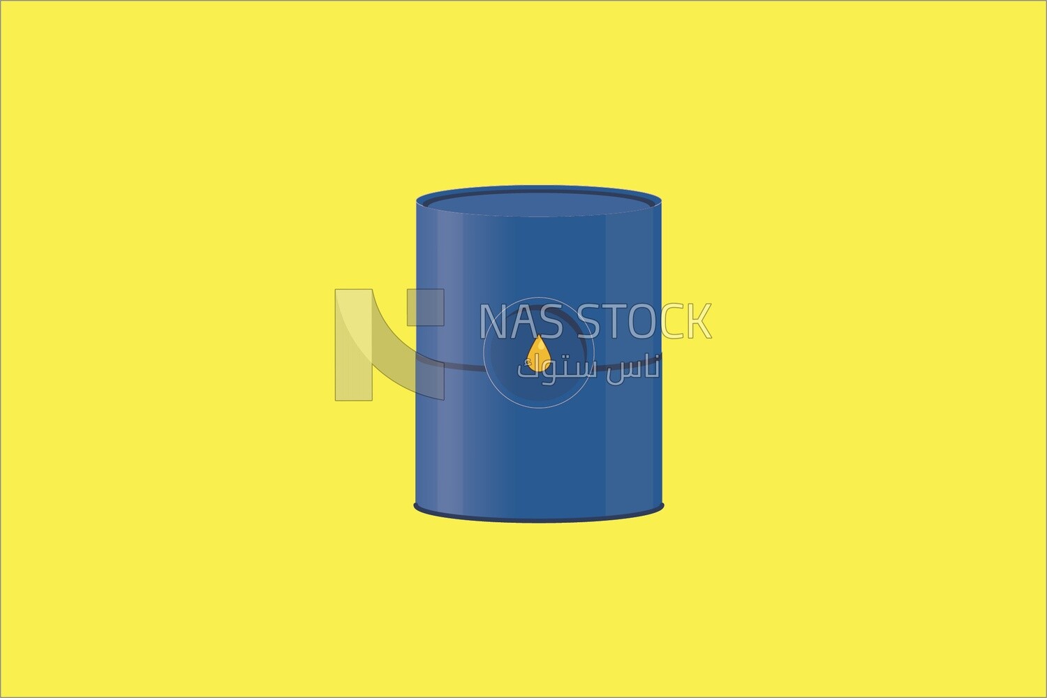 An oil barrel