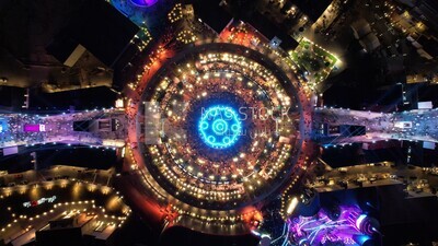 the boulevard riyadh city from the top