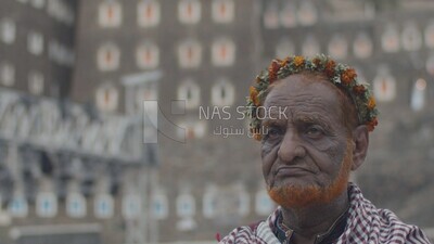 Saudi man from the village of Rijal Almaa, Asir region, Saudi Arabia