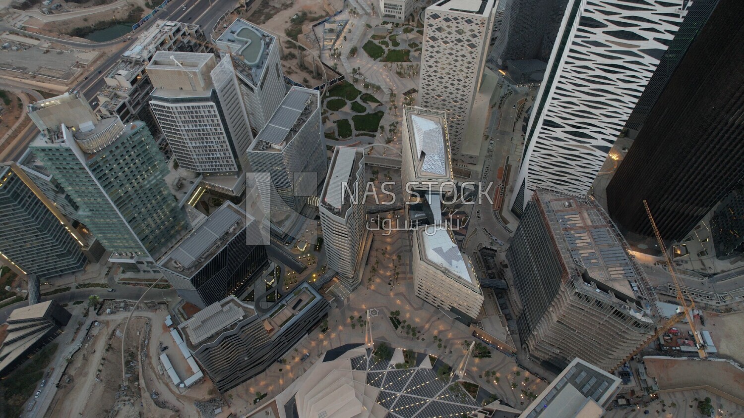 a view of the central towers in riyadh
