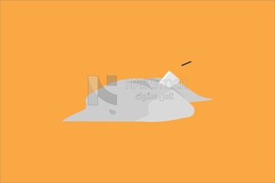كومة من الاسمنت