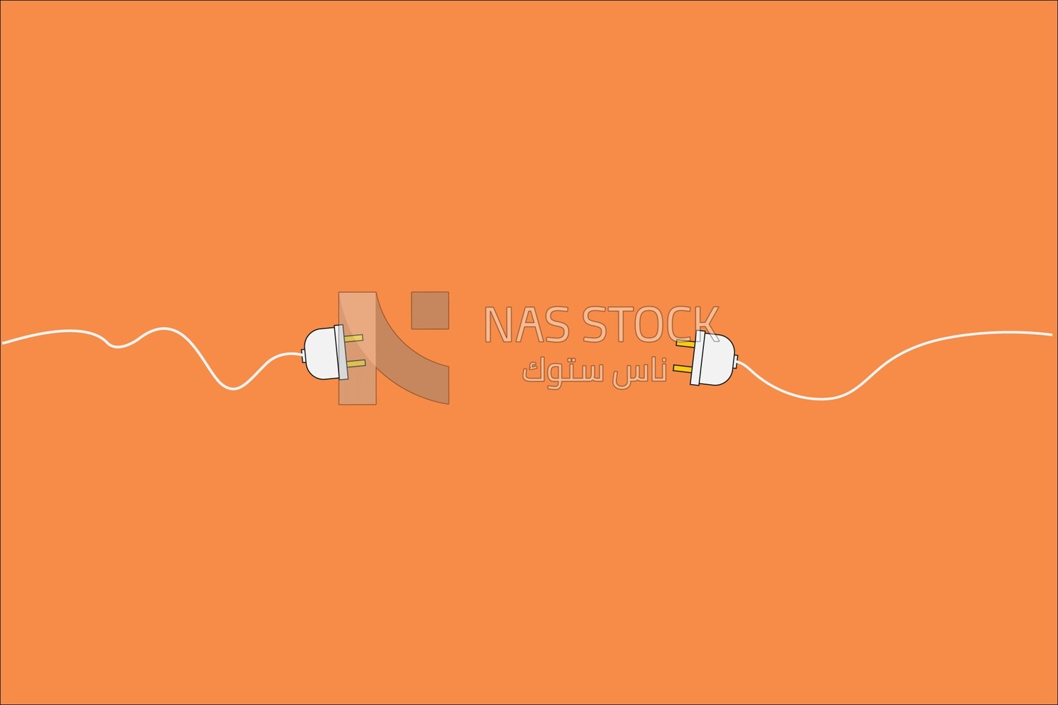 Power plug with cord