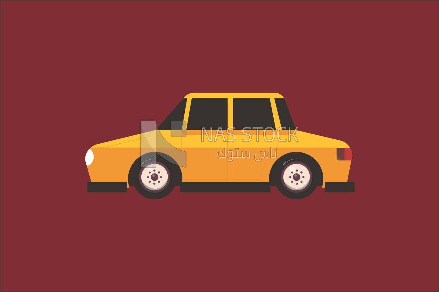 Yellow car