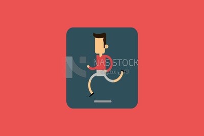 Guy running