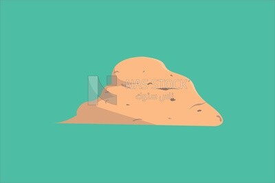 A pile of sand
