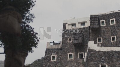 Heritage building in the village of Rijal Almaa, Asir region, Saudi Arabia