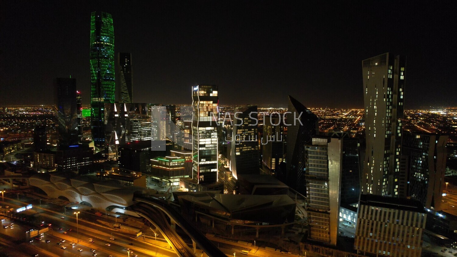 a view of the city on the saudi national day