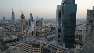 a landscape in riyadh in the morning