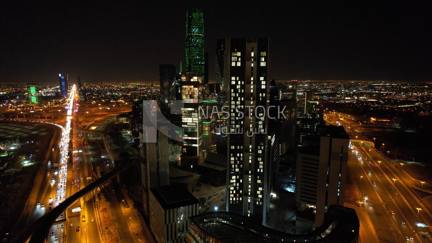 a view of the central towers in riyadh