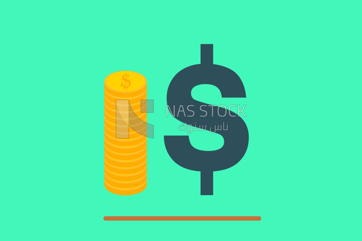 Golden coins