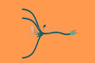 Power plug with cord