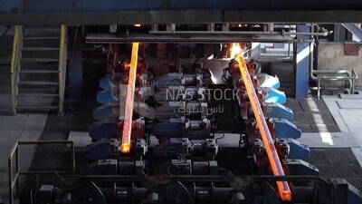 Iron and steel factory, iron production