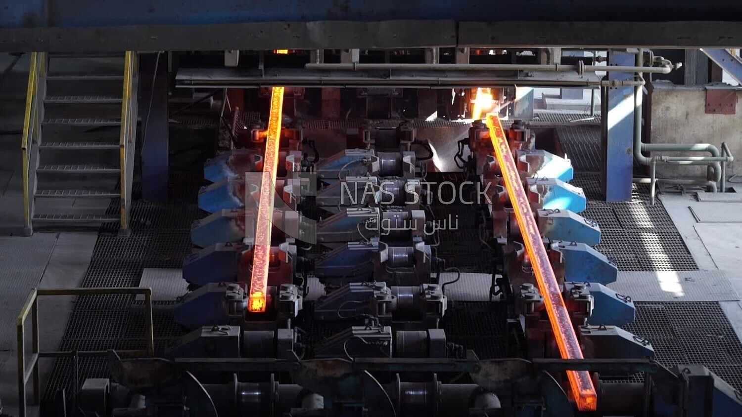 Iron and steel factory, iron production