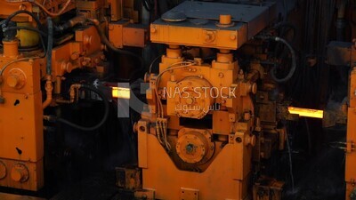 molten steel forming machine