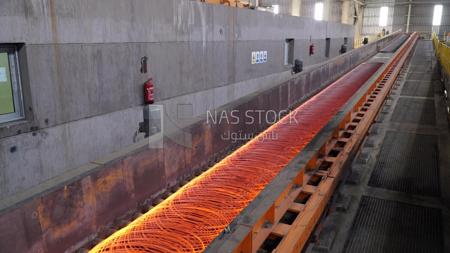 Reinforcing steel smelted in a machine