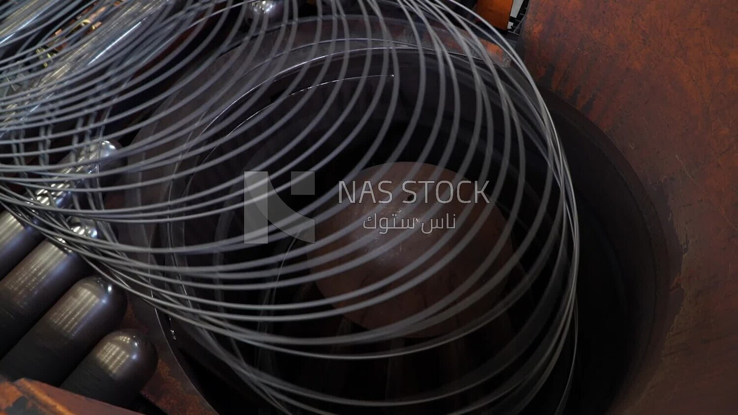 Reinforcing steel in a metal production factory