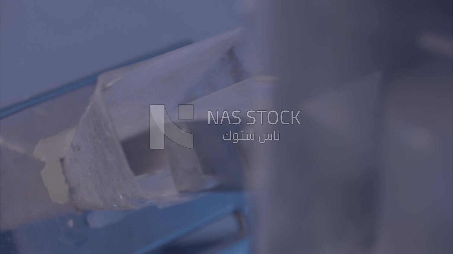 white tablets in the medicine packing machine