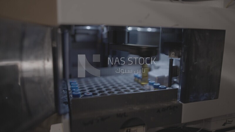 Drug making machine in a pharmaceutical factory