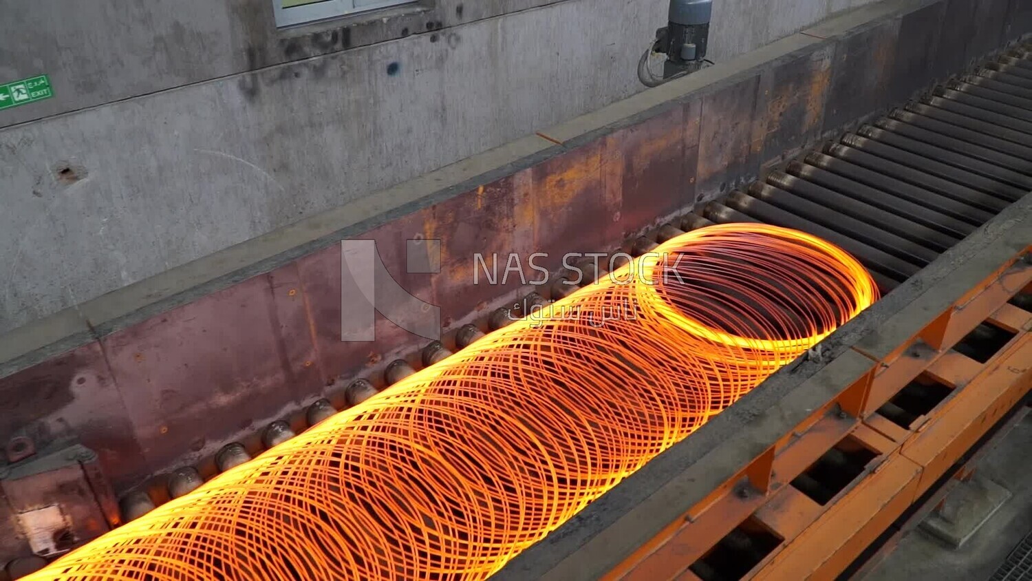 Reinforcing steel smelted in a machine