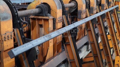 Steel in a factory