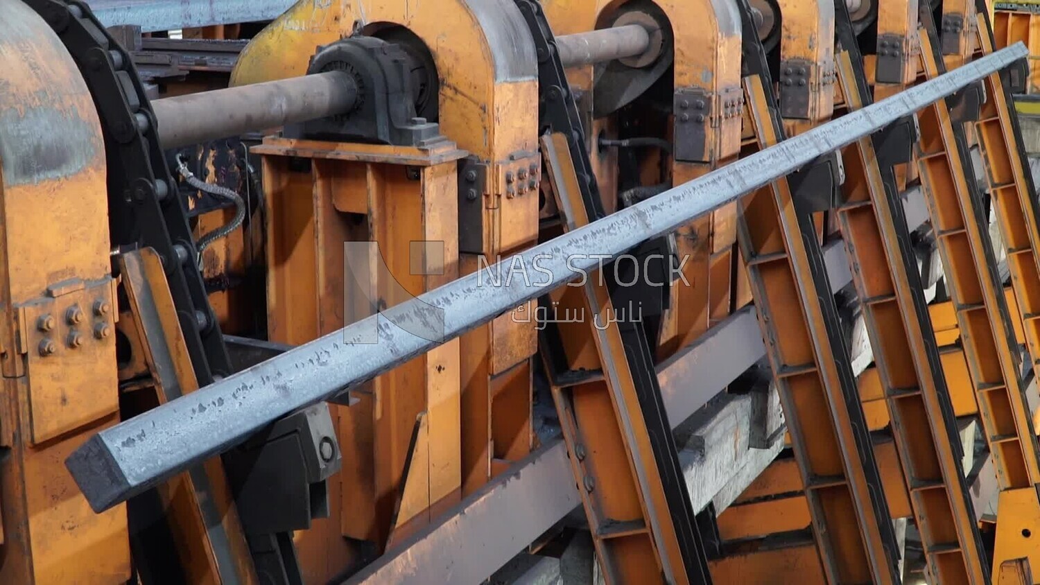 Steel in a factory